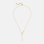 Champagne Moment Teardrop Pendant Necklace