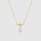 Floriography Pearl Drop Necklace