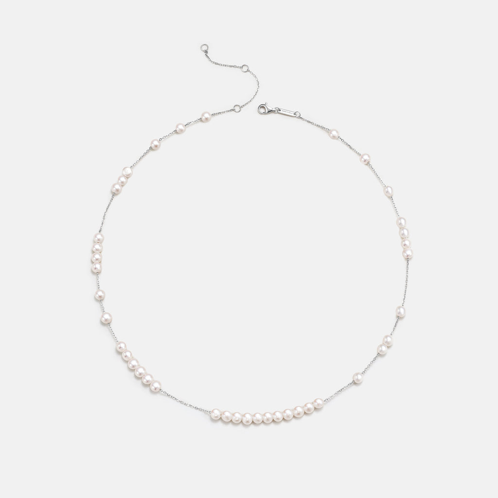 Moonlight Minimal Pearl Necklace