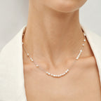 Moonlight Minimal Pearl Necklace
