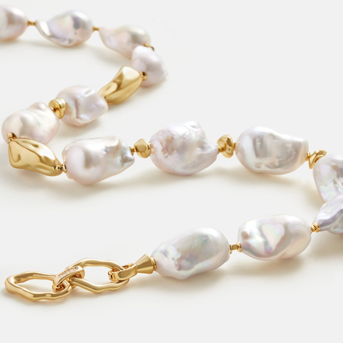 Sea Breeze Baroque Pearl Necklace