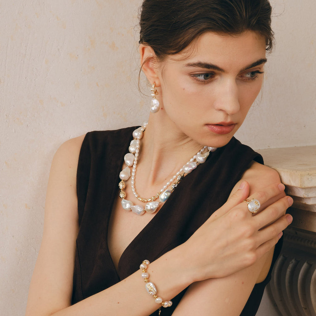 Sea Jewel Baroque Pearl Necklace