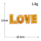 LOVE Heart Sequin Patch