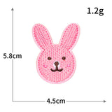 Self-Adhesive Animal Face Embroidered Patch