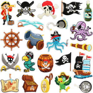 Pirate Ship Embroidered Patch