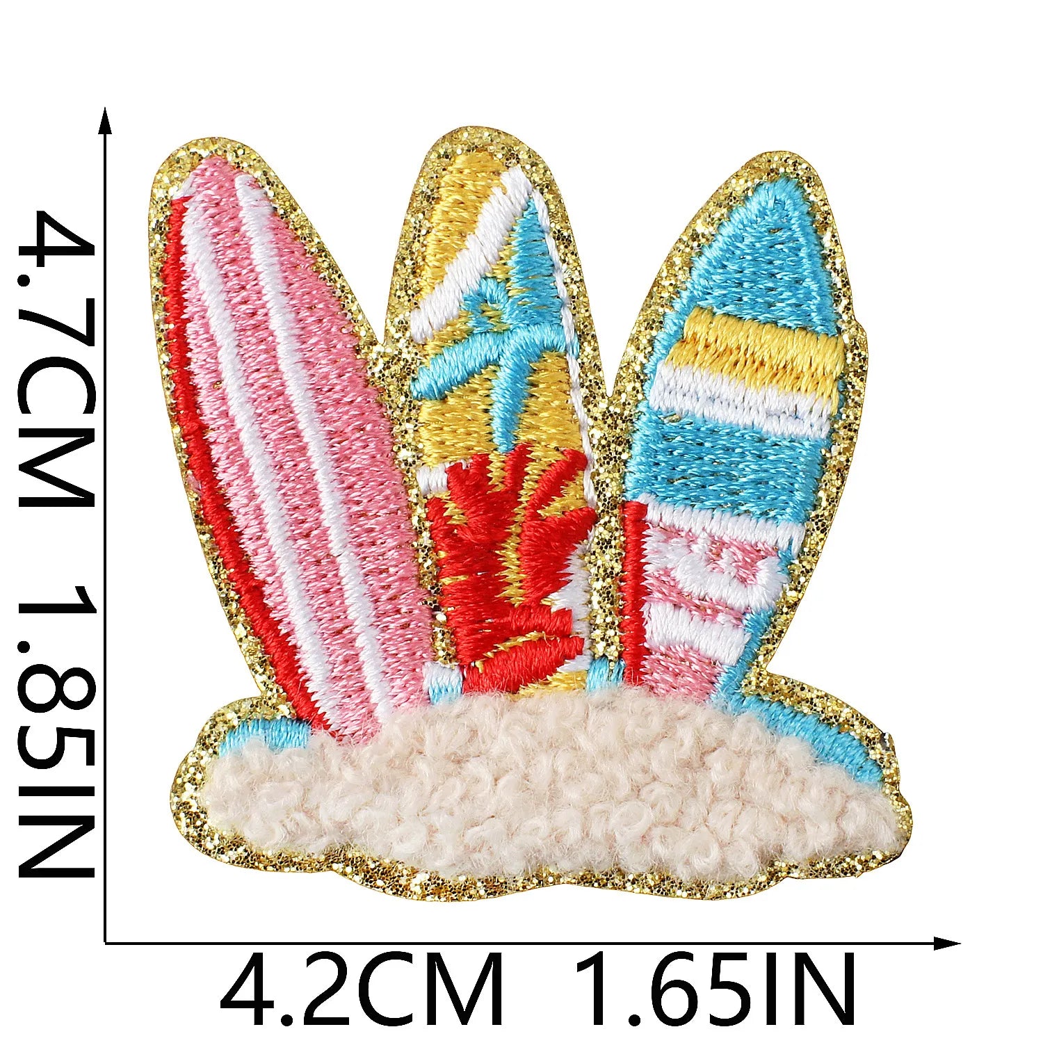 Summer Beach Chenille Patch