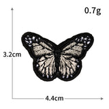 Mini Butterfly Bee Embroidered Patch