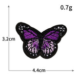 Mini Butterfly Bee Embroidered Patch