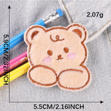 Self-Adhesive Teddy Bear Embroidered Patch