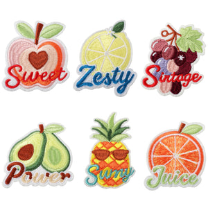 Tropical Fruit Embroidered Patch