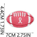 Pink Ribbon Embroidered Patch