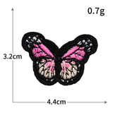 Mini Butterfly Bee Embroidered Patch