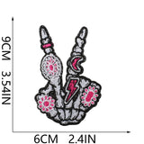 Pink Flame Cowboy Patch