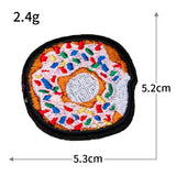 Burger Fries Embroidered Patch