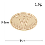 Letter Badge Embroidered Patch