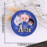 Round Character Embroidered Patch