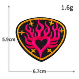 Gothic Music Note Skull Patch