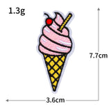 Ice Cream Embroidered Patch