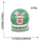 Snowman Christmas Embroidered Patch