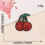 Sequin Fruit Embroidered Patch