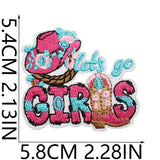 Western Cowboy Girl Patch