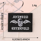 Self-Adhesive English Letter Embroidered Patch