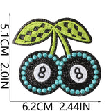 Western 8 Ball Embroidered Patch