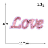 LOVE Heart Sequin Patch