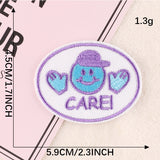Cartoon Letter Character Embroidered Patch