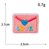 Mini Pink Embroidered Patch