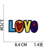 LOVE Letter Embroidered Patch