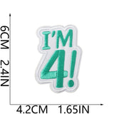Birthday Cake Embroidered Patch