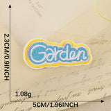 Self-Adhesive Butterfly Letter Embroidered Patch