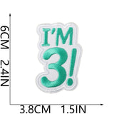 Birthday Cake Embroidered Patch