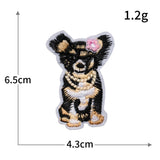 Dog Cat Squirrel Embroidered Patch