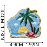 Summer Beach Chenille Patch