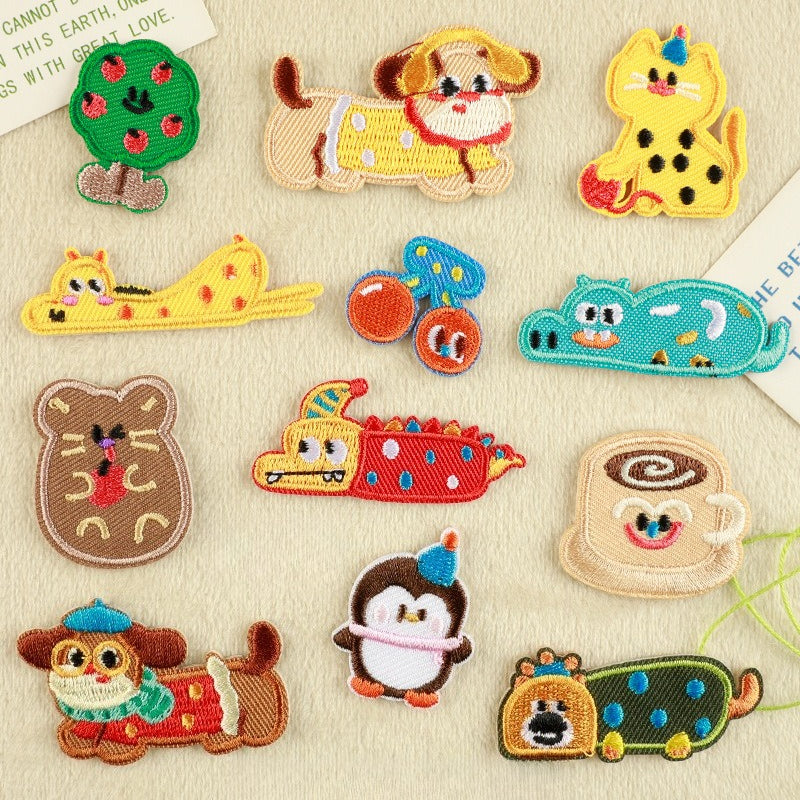 Self-Adhesive Animal Embroidered Patch