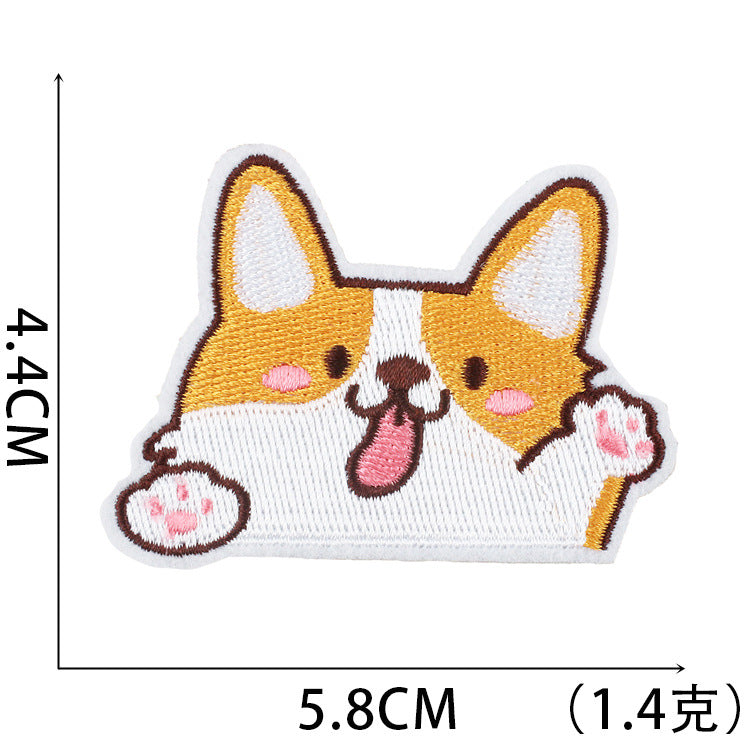 Cat Paw Embroidered Patch