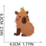 Surfing Capybara Embroidered Patch