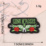 Self-Adhesive English Letter Embroidered Patch