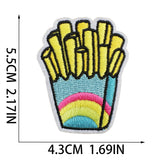 French Fries Embroidered Patch