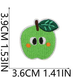 Orange Banana Embroidered Patch