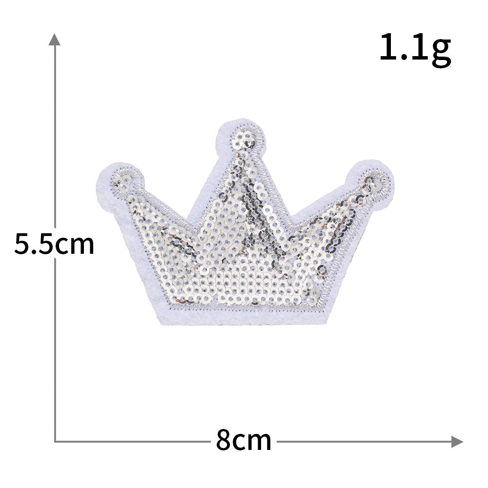 Sequin Crown Lipstick Perfume Patch