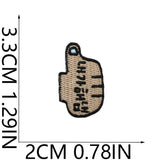 Korean Flame Speech Bubble Patch