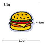 Burger Fries Embroidered Patch