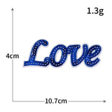 LOVE Heart Sequin Patch