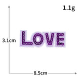 LOVE Heart Sequin Patch