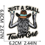 Western 8 Ball Embroidered Patch