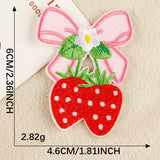 Strawberry Fruit Embroidered Patch