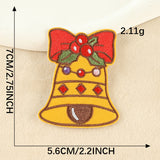 Snowman Christmas Embroidered Patch